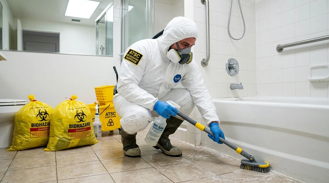 Decontamination equipment deployed for Blood Cleanup in Gleneagle